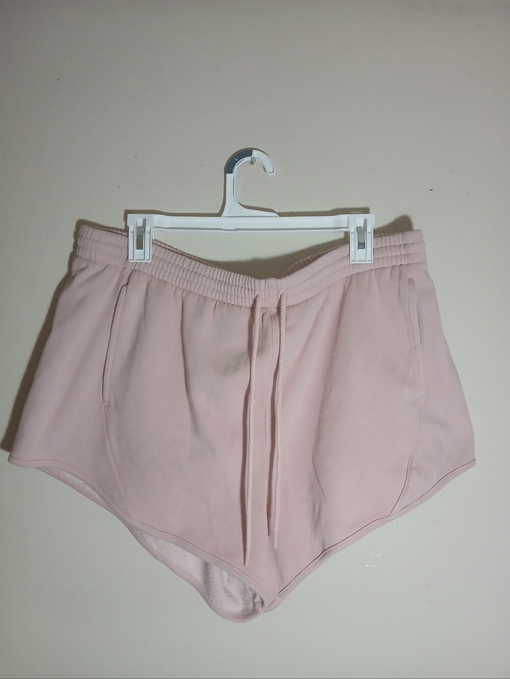 PINK Victoria's Secret Light Pink Drawstring Athletic Shorts
